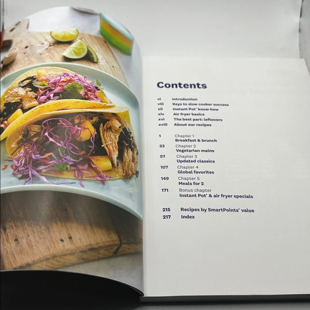 Weight Watchers 100 Slow Cooker & Instant Pot Recipes Bonus Air Fryer Ideas Used